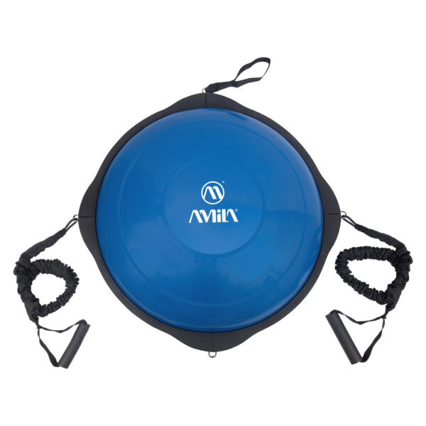 AMILA AMILA Balance Ball με Ξύλινη Βάση Μπλε 63cm 48192 - Image 5