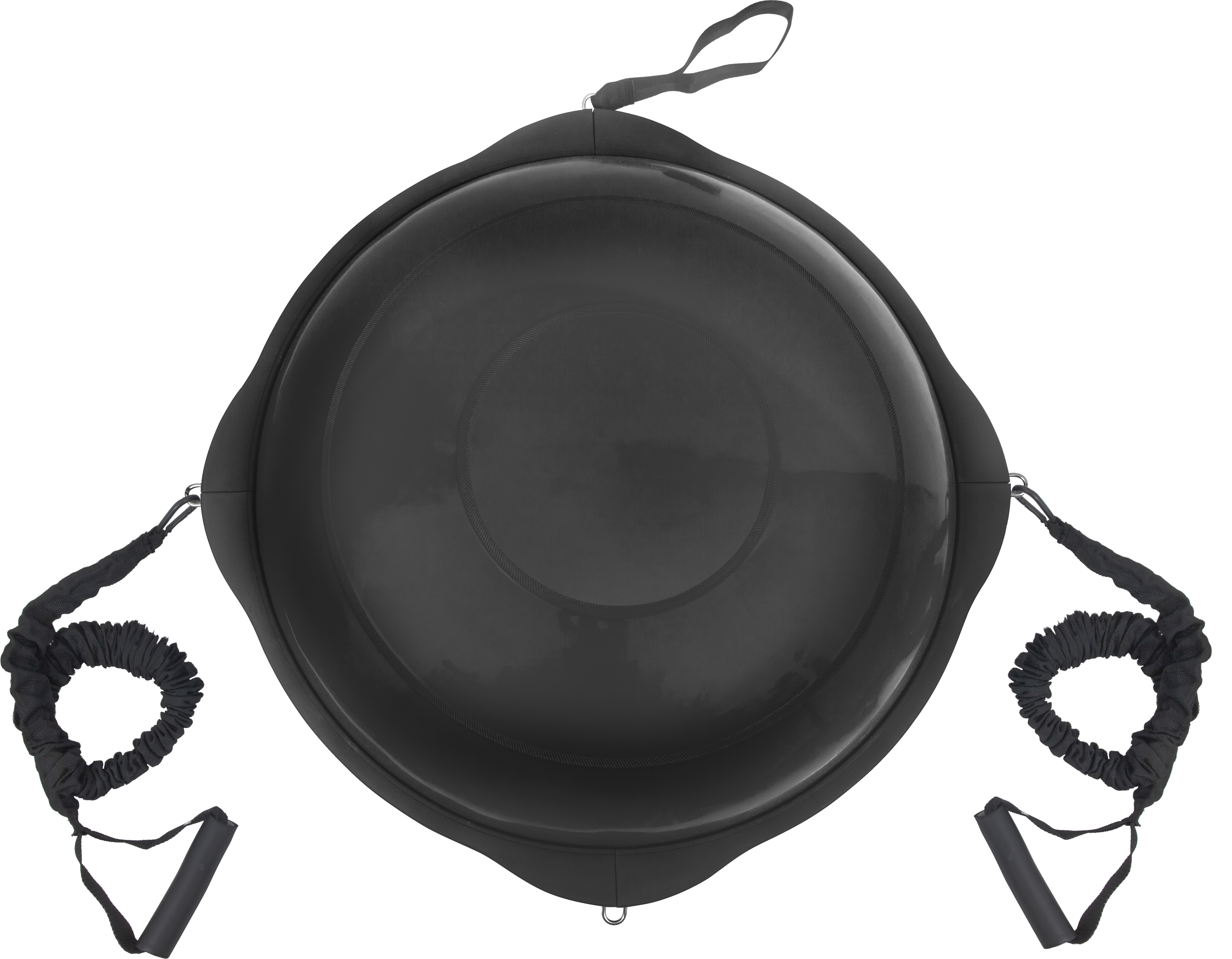 AMILA AMILA Balance Ball με Ξύλινη Βάση Mat Black 63cm 48193