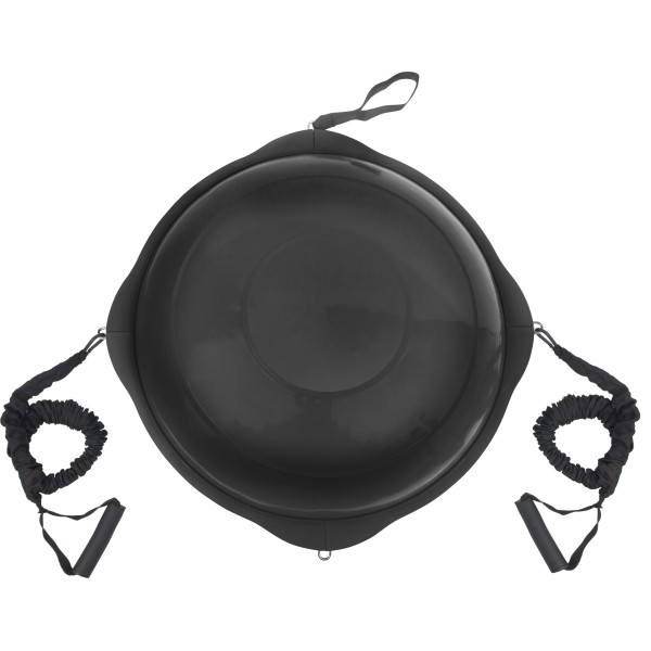 AMILA AMILA Balance Ball με Ξύλινη Βάση Mat Black 63cm 48193