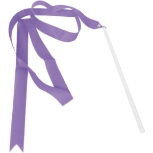 AMILA Κορδέλα Ρυθμικής Γυμναστικής Παιδική, Μωβ 48222