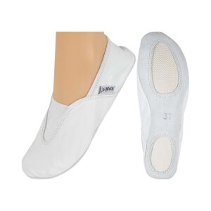 AMILA Παπούτσια Ενόργανης Γυμναστικής Δερμάτινα Λευκά, Νο41 48336