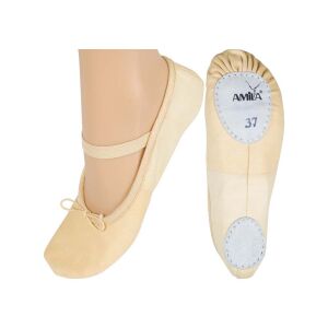 AMILA Παπούτσια Μπαλέτου Καμβάς Μπεζ, Νο42 48363