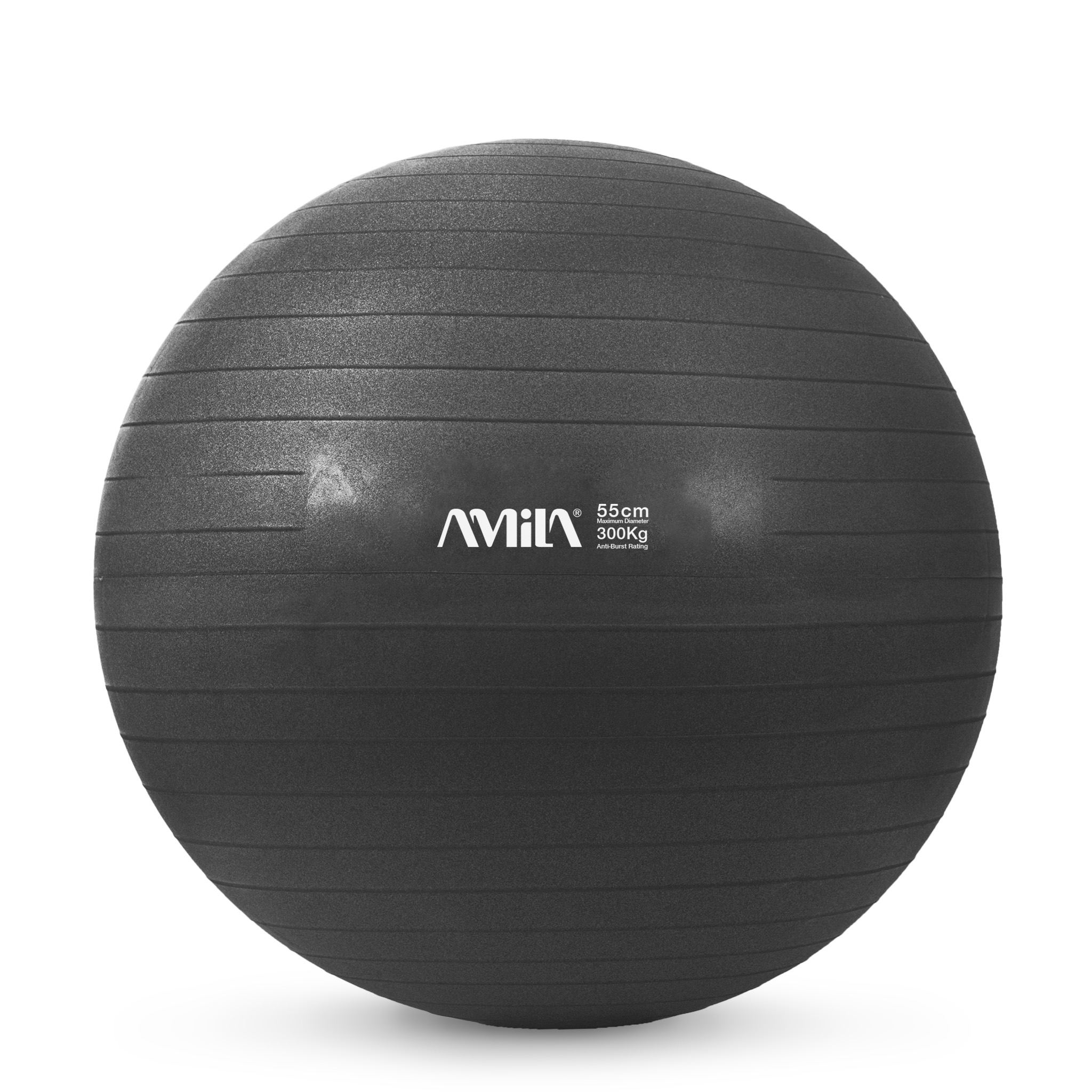 AMILA Μπάλα Γυμναστικής (Bulk) 55cm - Μαύρη 48412