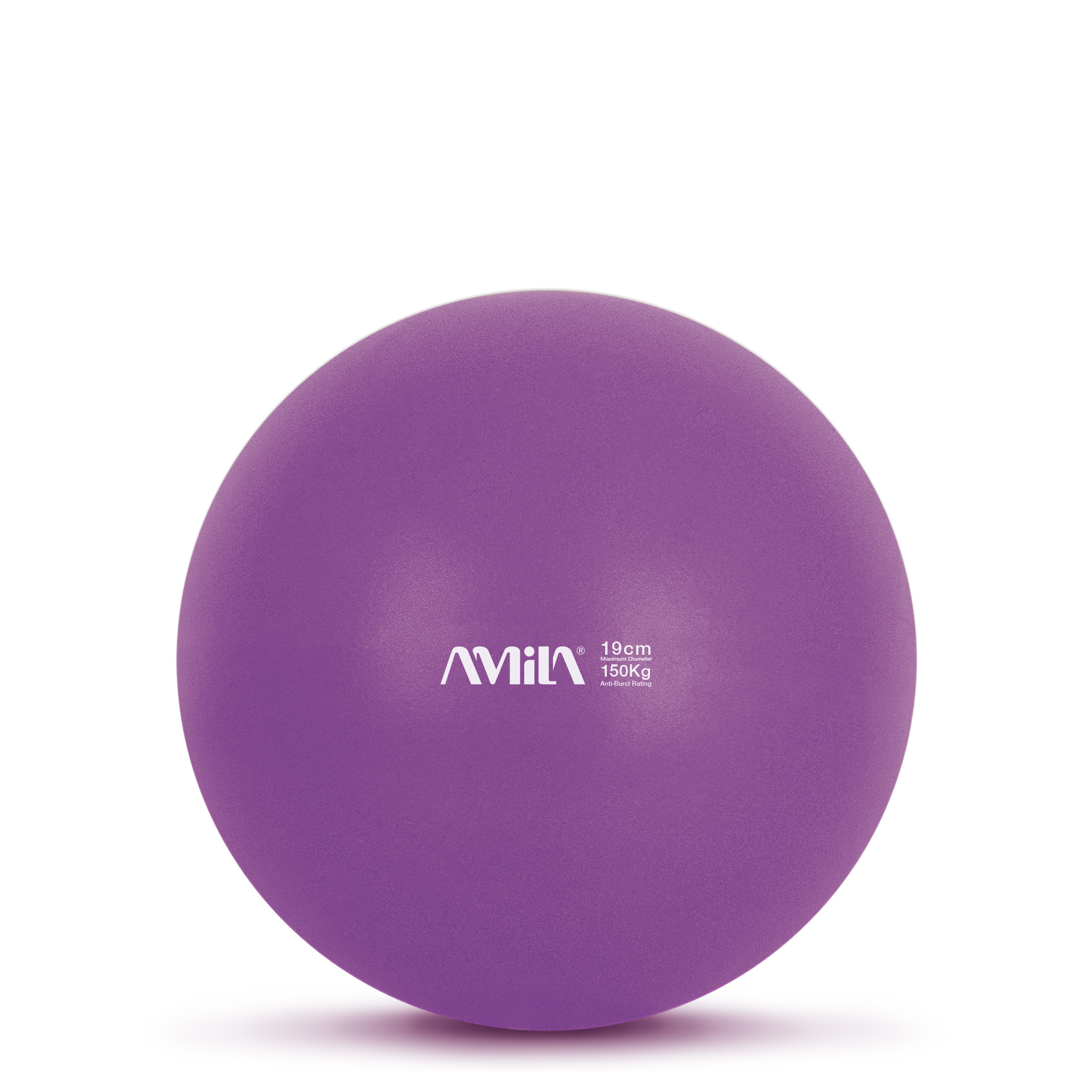 AMILA Μπάλα Pilates (Bulk) 19 cm - Μωβ 48430 - Image 7