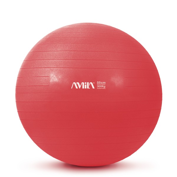 AMILA Μπάλα Γυμναστικής (Bulk) 55cm - Κόκκινη 48440