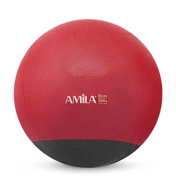AMILA Μπάλα Γυμναστικής 65cm - Κόκκινη 48446