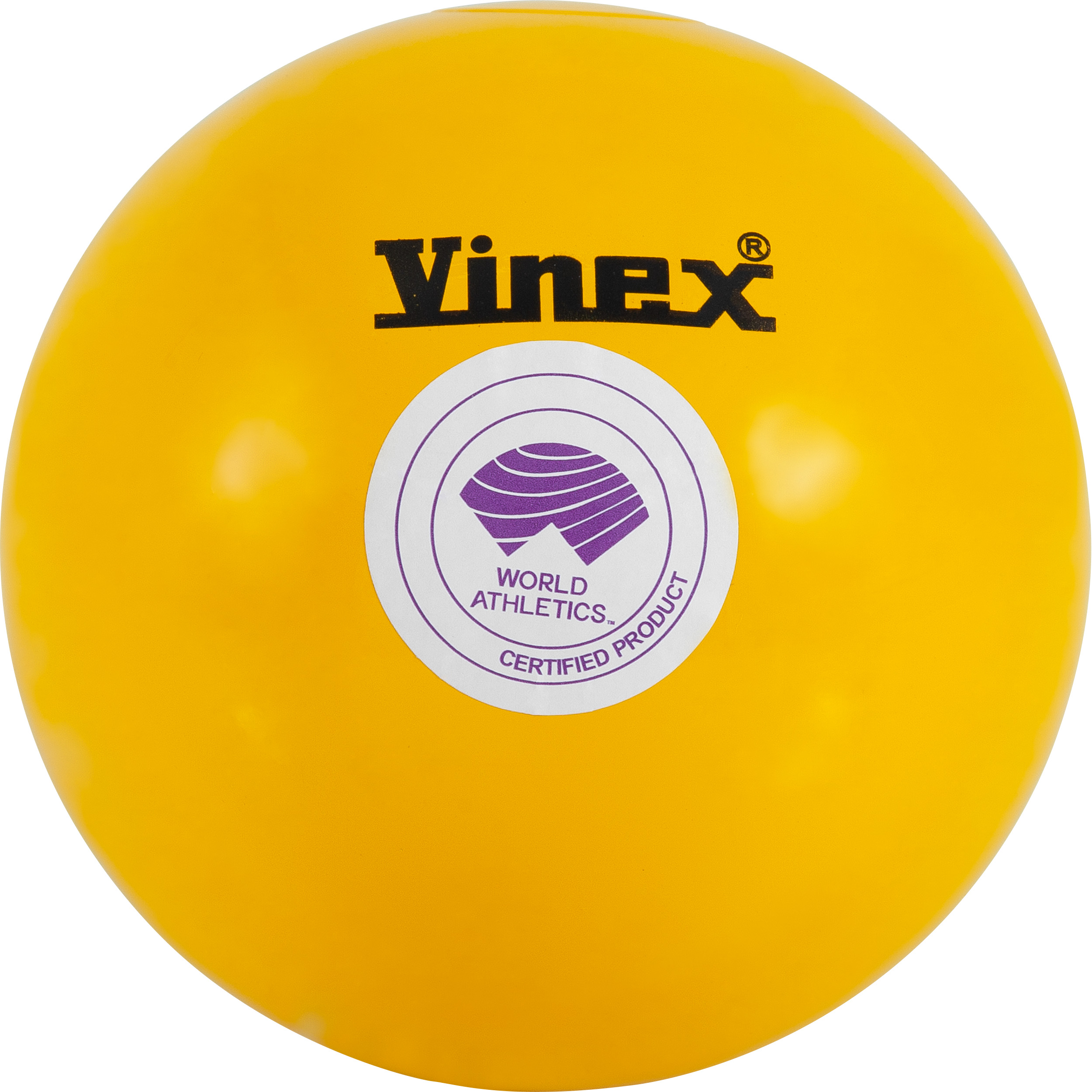 VINEX Σφαίρα Λειασμένη 5Kg World Athletics Approved, Κίτρινη 48461 - Image 2