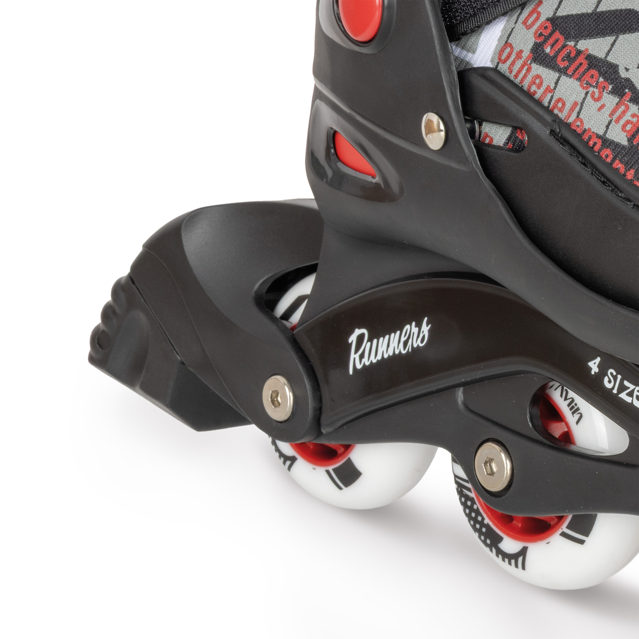 AMILA Πατίνια Inline 34-37 - Μαύρο 48927 - Image 14