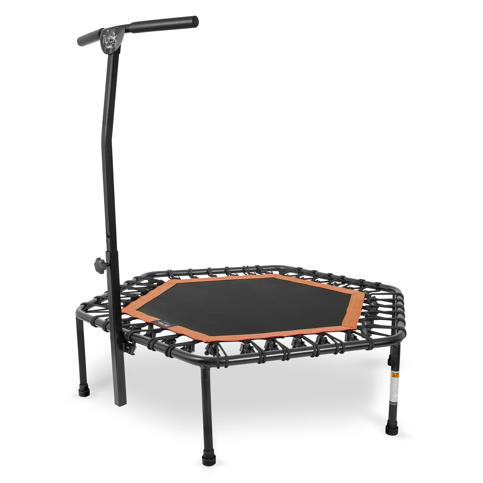 AMILA Εξάγωνο Τραμπολίνο με Λαβή Στήριξης Tuck Πορτοκαλί 70263 - Image 4
