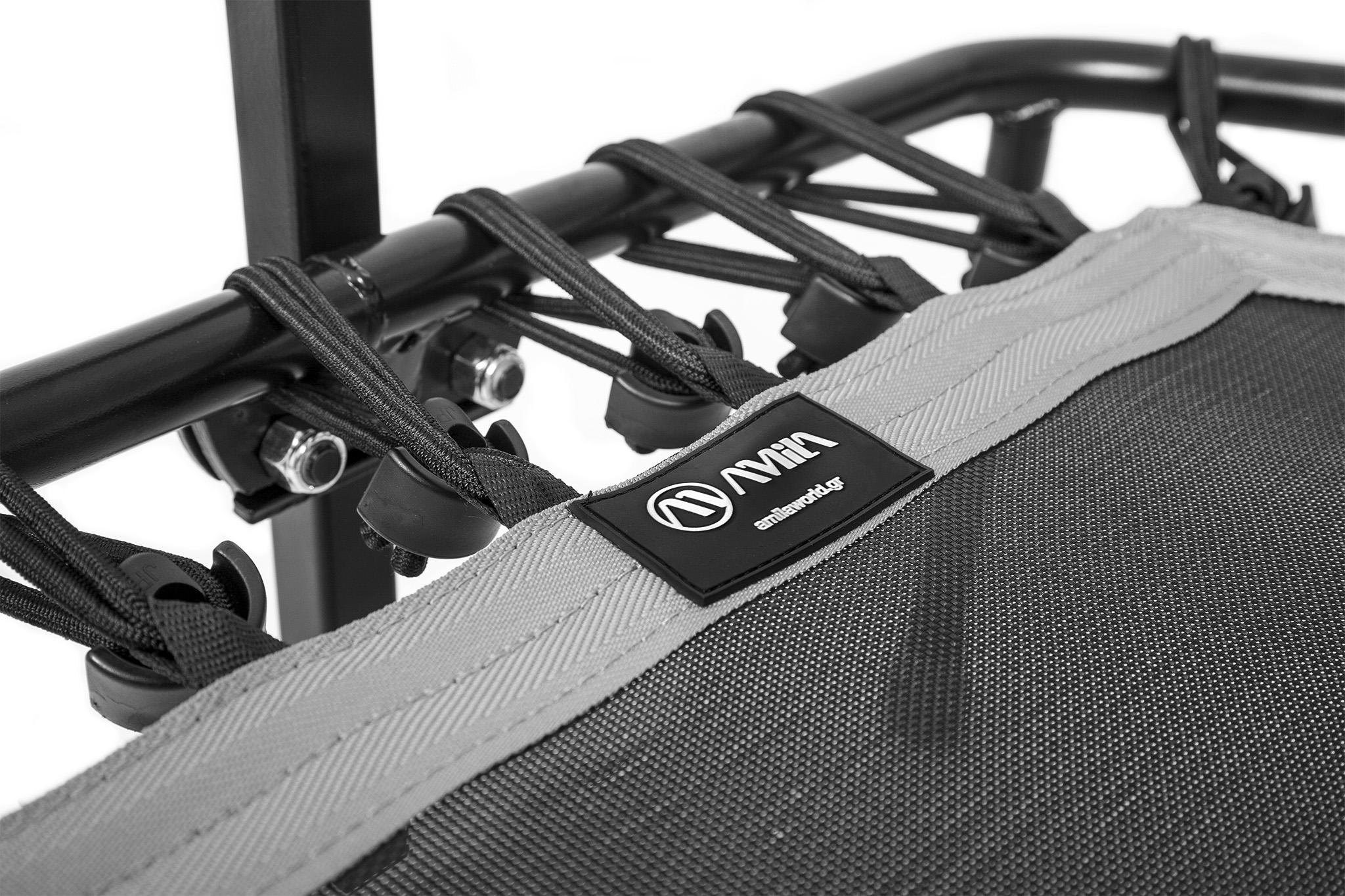 AMILA Εξάγωνο Τραμπολίνο με Λαβή Στήριξης Tuck Γκρι 70265 - Image 9