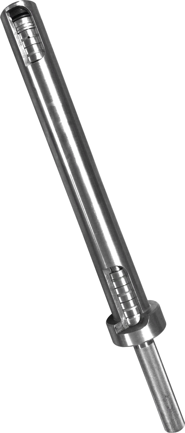 AMILA Ολυμπιακή Μπάρα 220cm 20Kg 1500LBS 8 Ρουλεμάν 29mm Aνοξείδωτη 80028 - Image 17