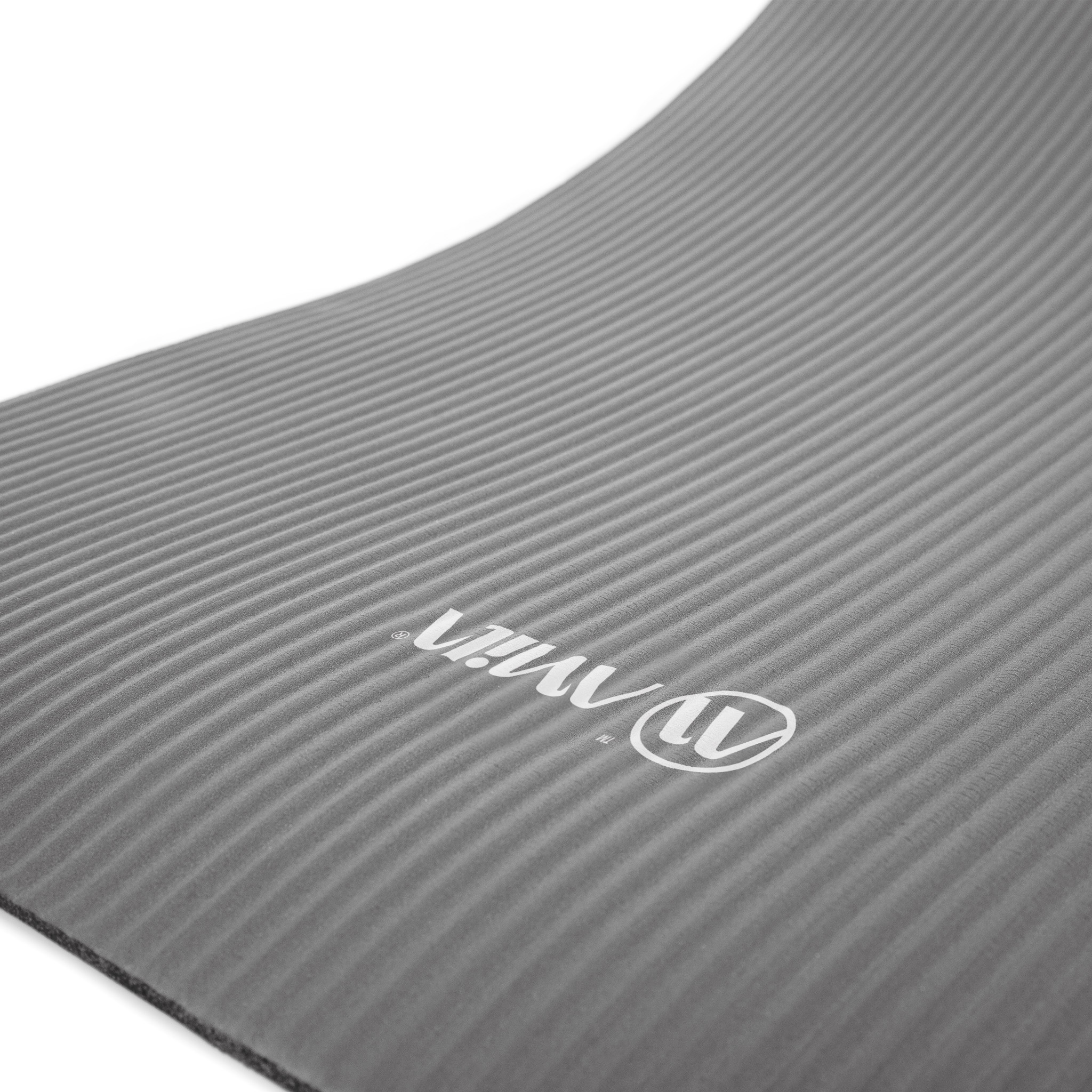 AMILA Στρώμα Γυμναστικής NBR 15mm 80Kg 183cm Γκρι 81730 - Image 15