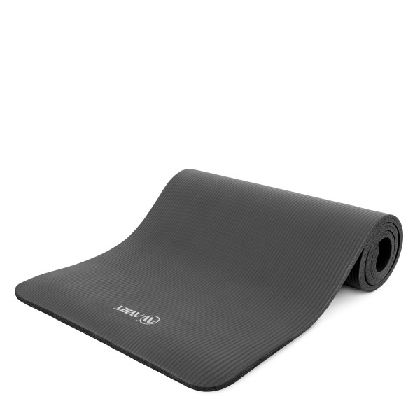 AMILA NBR 15mm 80kg 183cm Black Gym Mat 81776