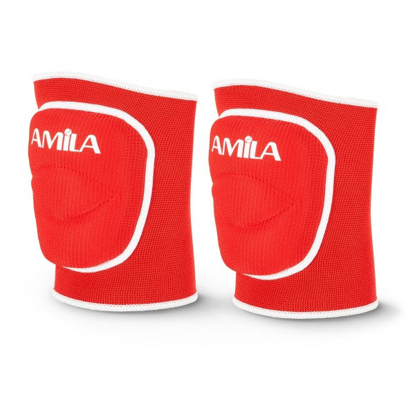 AMILA Επιγονατίδα Volley με Foam AMILA Κόκκινη Medium 83007