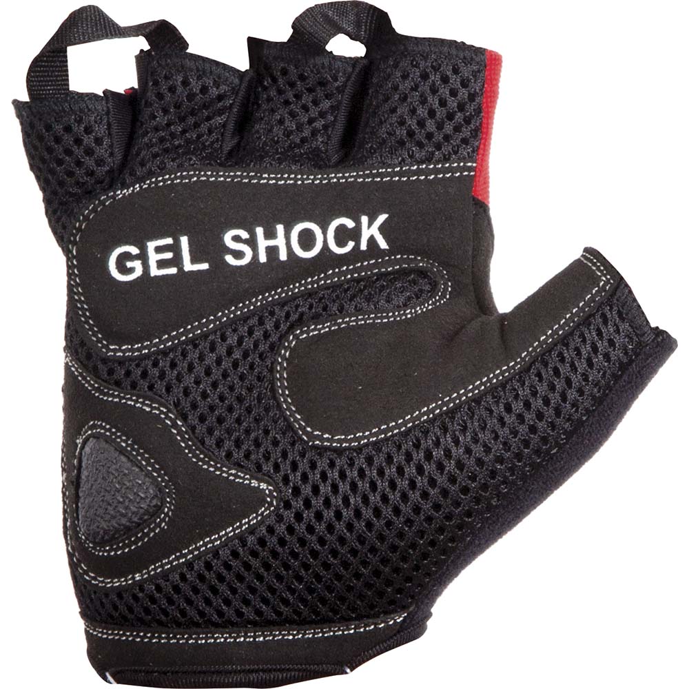 AMILA Γάντια Άρσης Βαρών AMILA Amara Lycra Μαύρο/Κόκκινο L 8330103 - Image 4