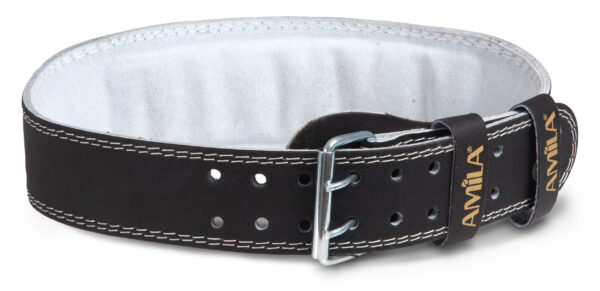 AMILA Ζώνη Άρσης Βαρών Δερμάτινη Μαύρη C Quality XL 83339 - Image 6