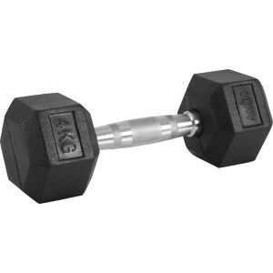 AMILA Αλτήρας Εξάγωνος Rubber Cover Class A - 4,0Kg 84536