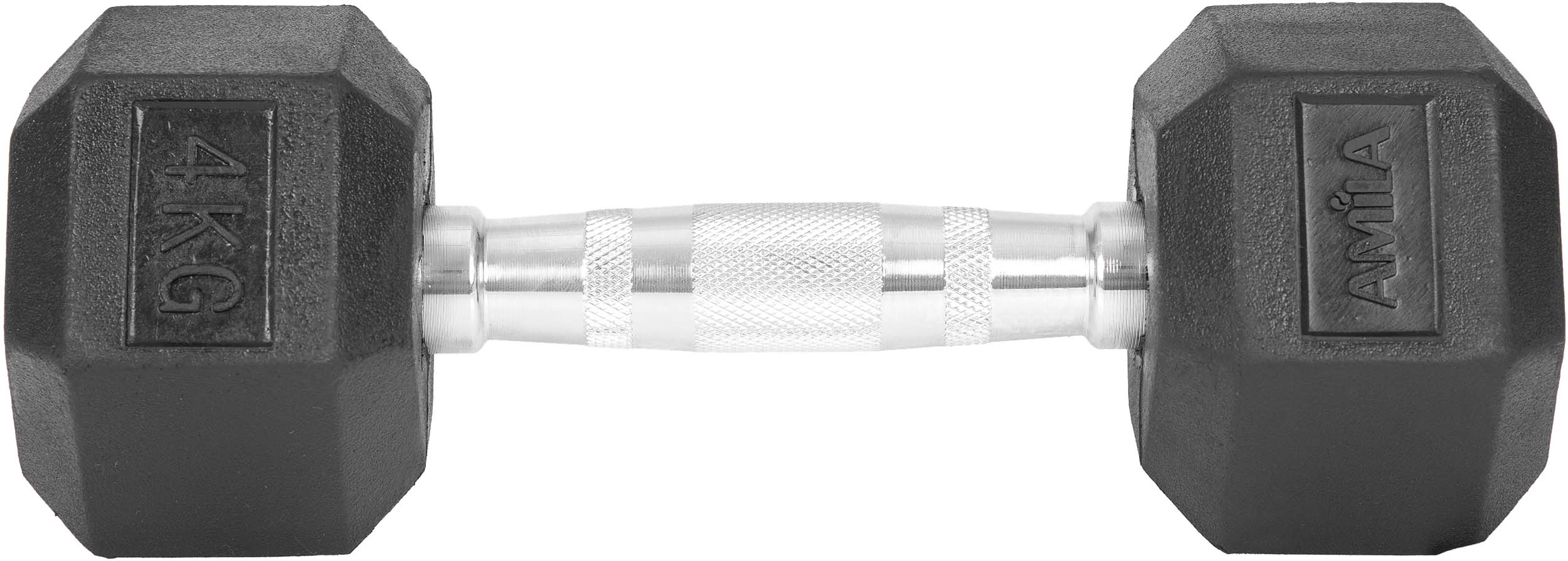 AMILA Αλτήρας Εξάγωνος Rubber Cover Class A - 4,0Kg 84536 - Image 2