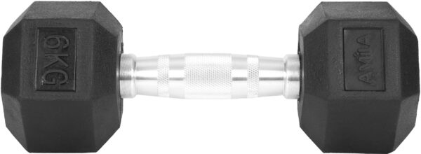 AMILA Αλτήρας Εξάγωνος Rubber Cover Class A - 6,0Kg 84537