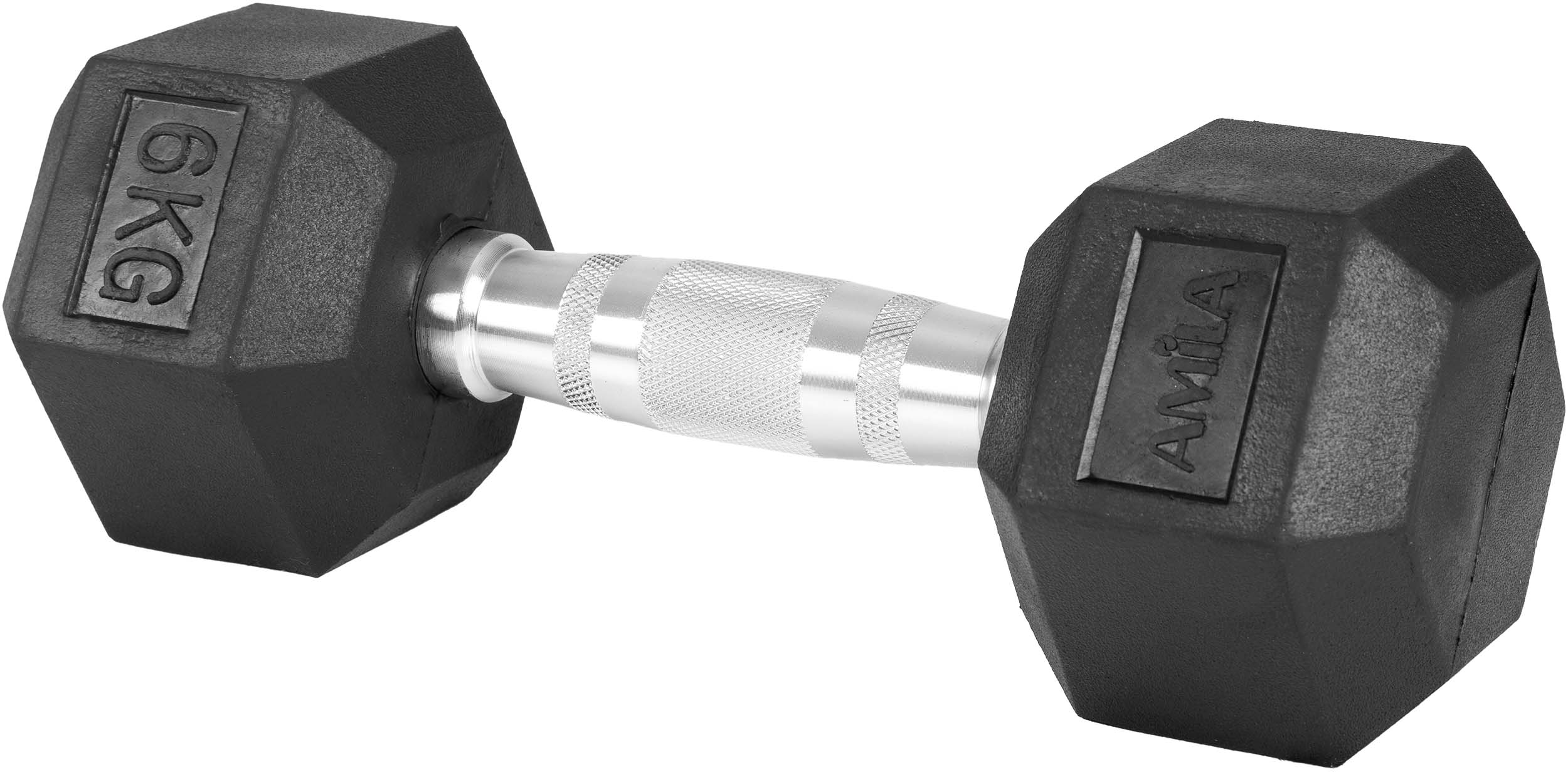 AMILA Αλτήρας Εξάγωνος Rubber Cover Class A - 6,0Kg 84537 - Image 24