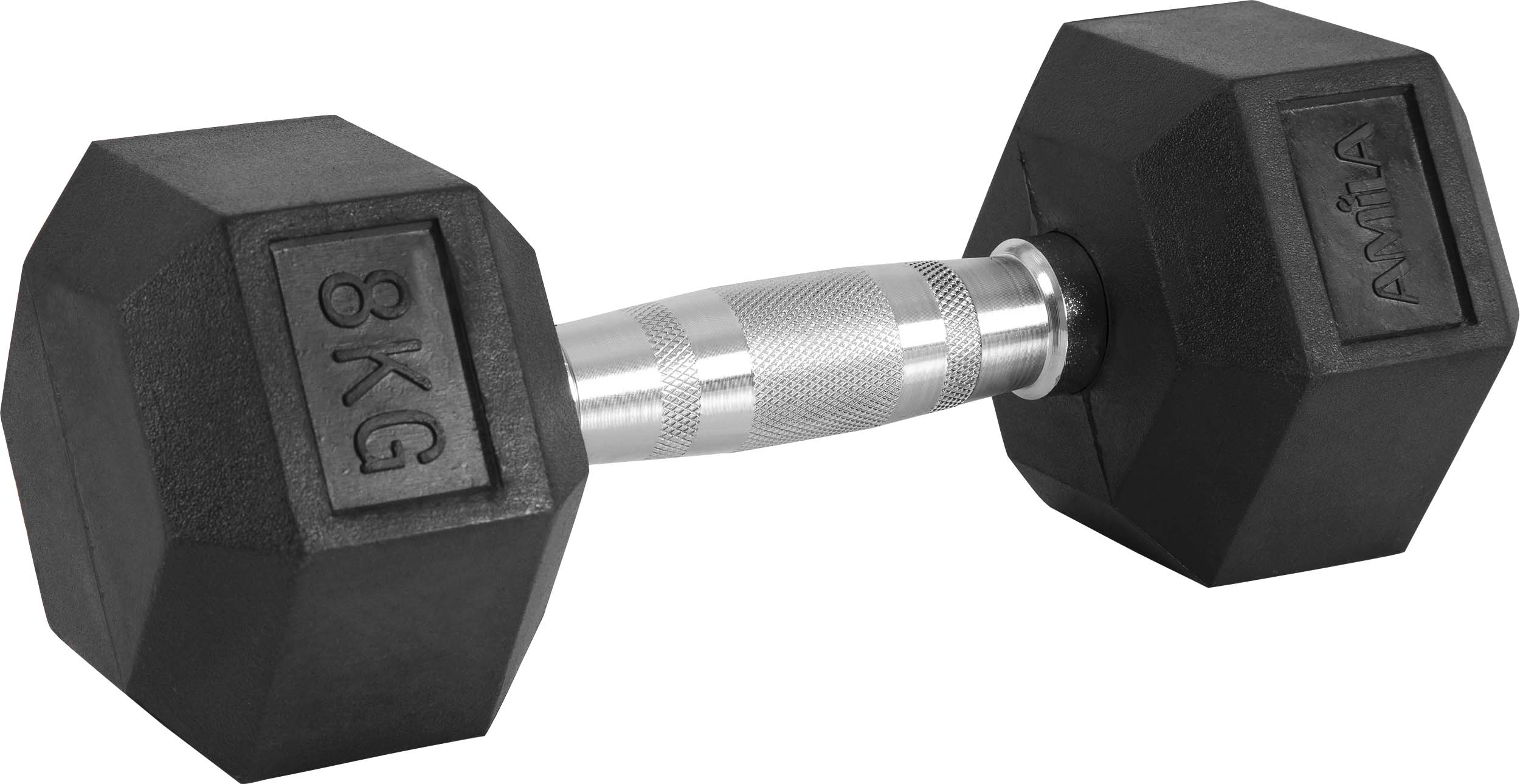 AMILA Αλτήρας Εξάγωνος Rubber Cover Class A - 8,0Kg 84538 - Image 7