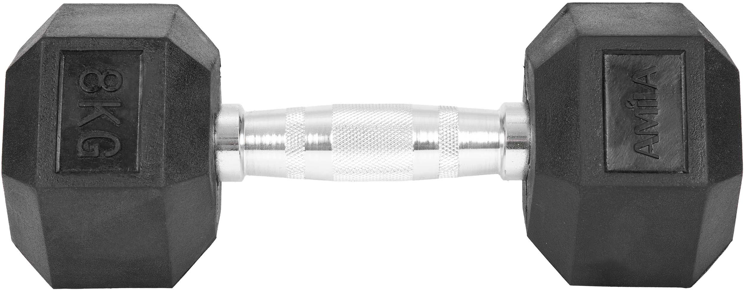 AMILA Αλτήρας Εξάγωνος Rubber Cover Class A - 8,0Kg 84538 - Image 2