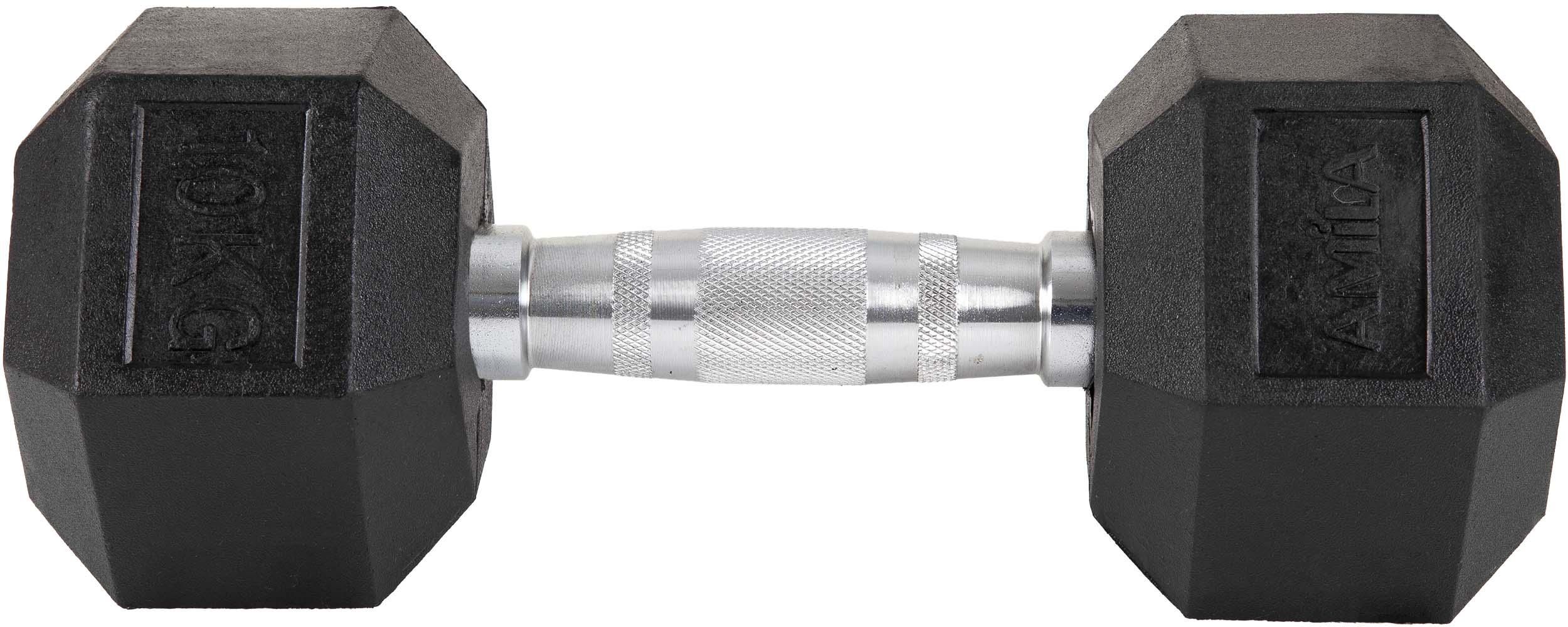 AMILA Αλτήρας Εξάγωνος Rubber Cover Class A - 10,0Kg 84539 - Image 2