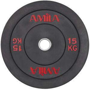 AMILA Δίσκος AMILA Black R Bumper 50mm 15Kg 84608