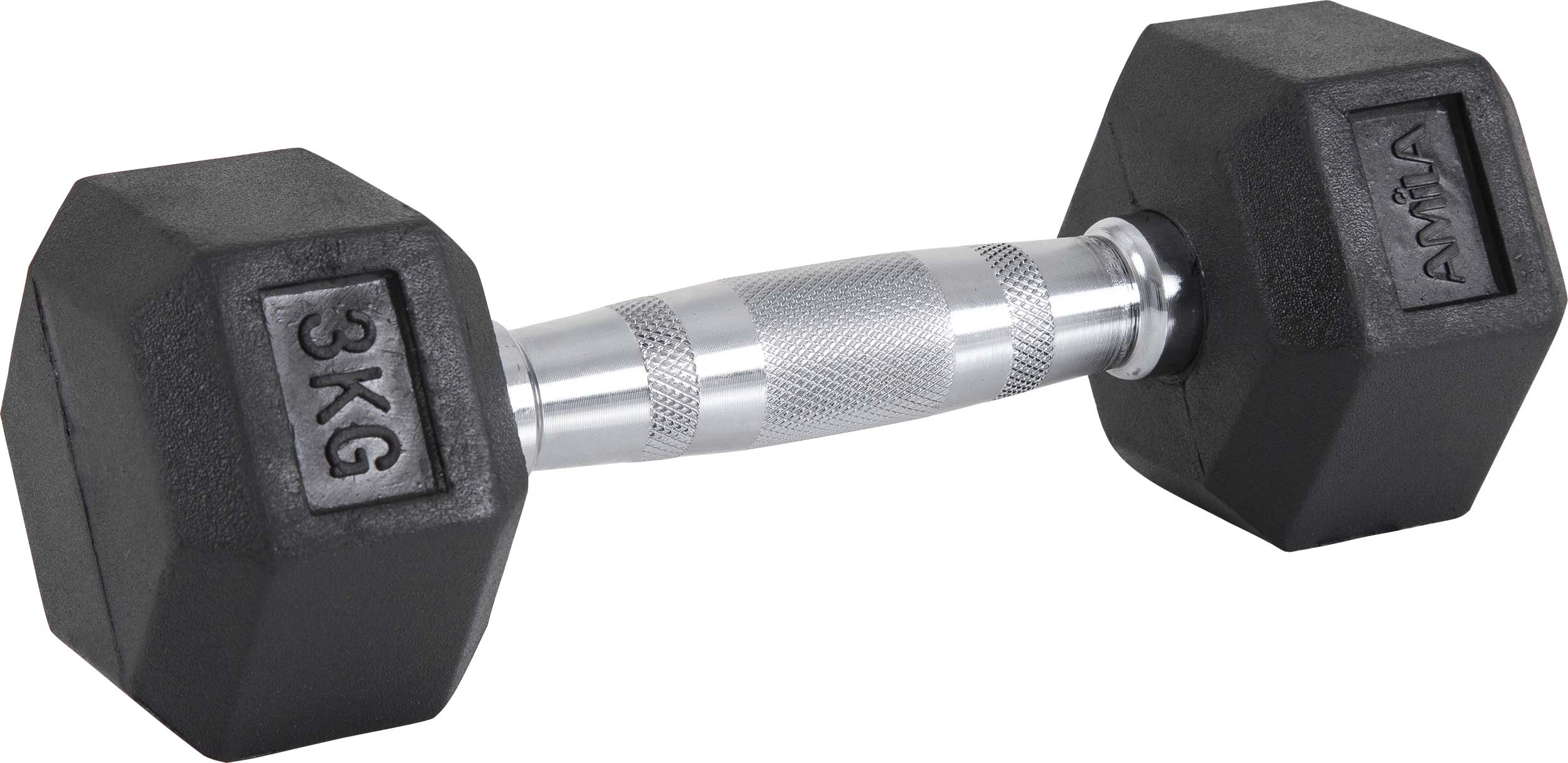 AMILA Αλτήρας Εξάγωνος Rubber Cover Class A - 3,0Kg 84764 - Image 4