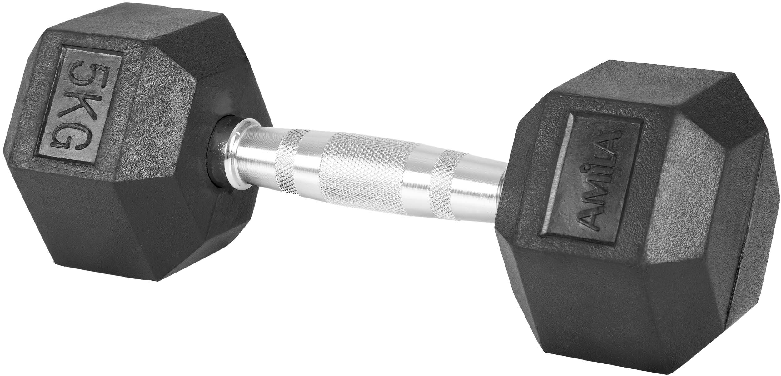 AMILA Αλτήρας Εξάγωνος Rubber Cover Class A - 5,0Kg 84765 - Image 15