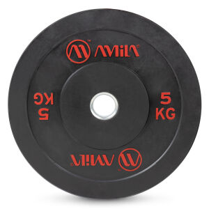 AMILA Δίσκος AMILA Black R Bumper Slim 50mm 5Kg 84831