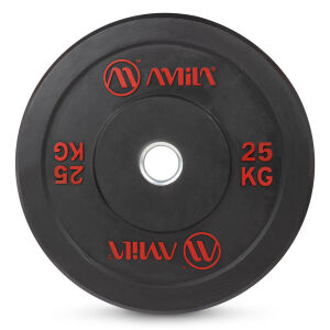 AMILA Δίσκος AMILA Black R Bumper Slim 50mm 25Kg 84835