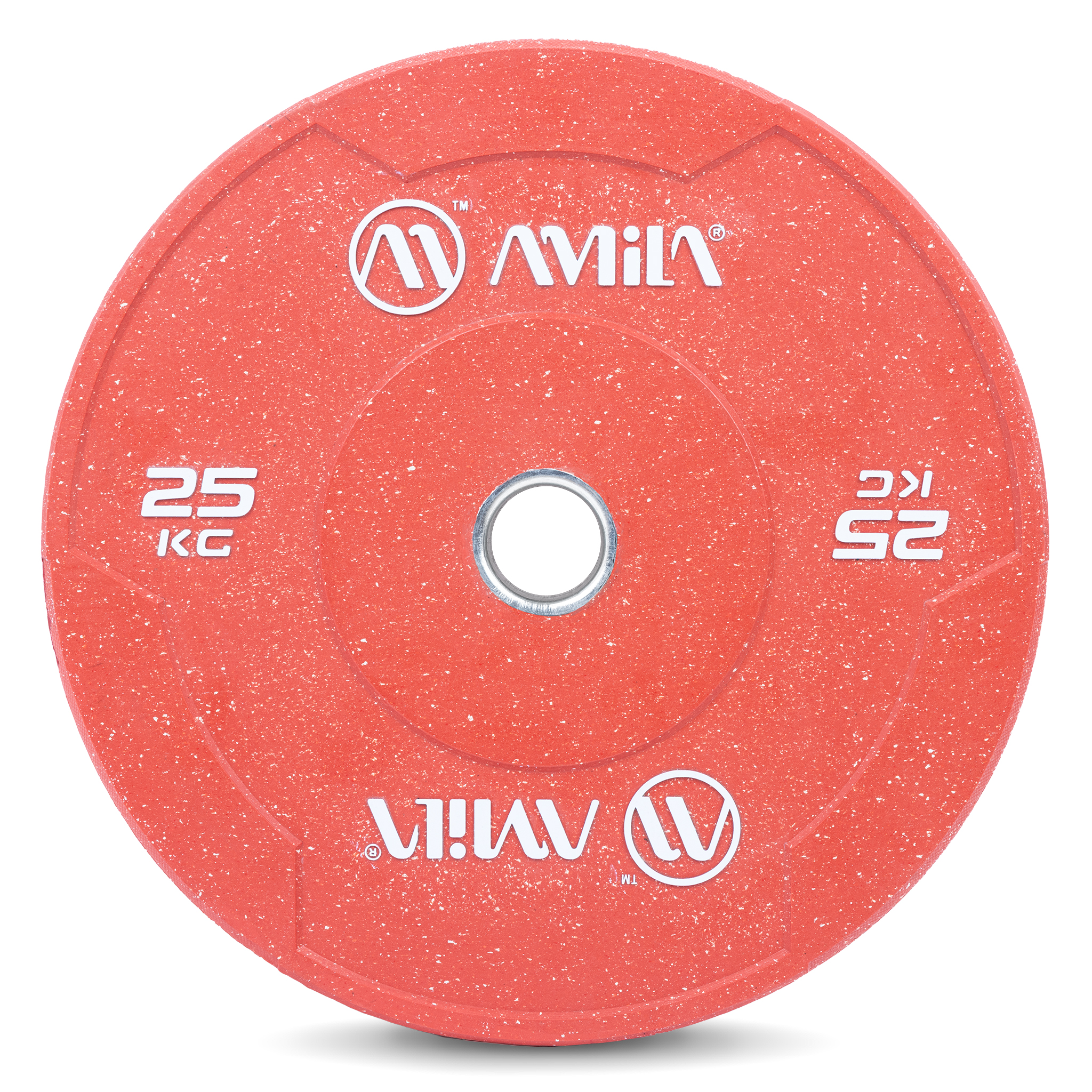AMILA Δίσκος Color Bumper Plate Slim 50 mm 25 kg – Κόκκινο 84850 - Image 16