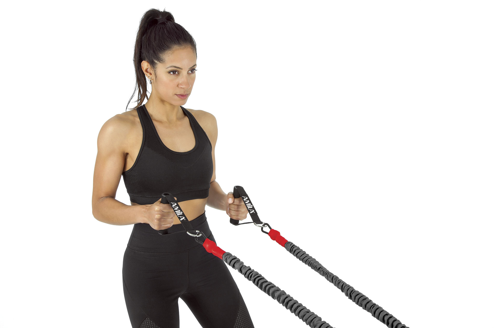 AMILA Λάστιχο Αντίστασης AMILA GymTube με Clip & Μανίκι Medium 88167 - Image 21
