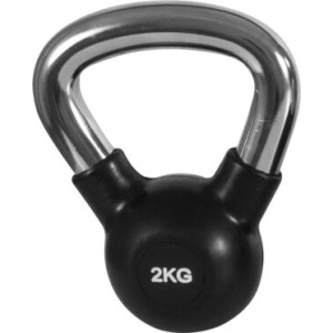 AMILA Kettlebell Rubber Cover Cr Handle 2Kg 90452