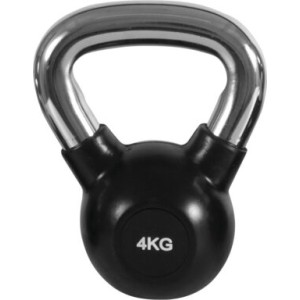 AMILA Kettlebell Rubber Cover Cr Handle 4Kg 90453