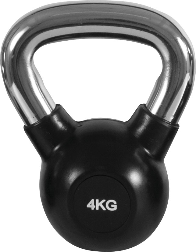 AMILA Kettlebell Rubber Cover Cr Handle 4Kg 90453 - Image 7
