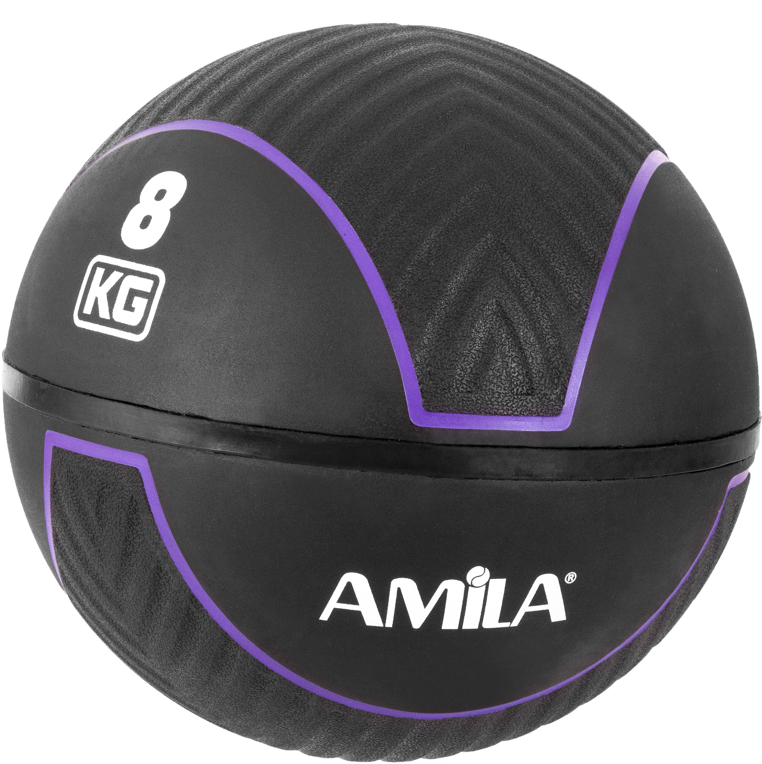 AMILA Μπάλα AMILA Medicine Ball HQ Rubber 8Kg 90710 - Image 8