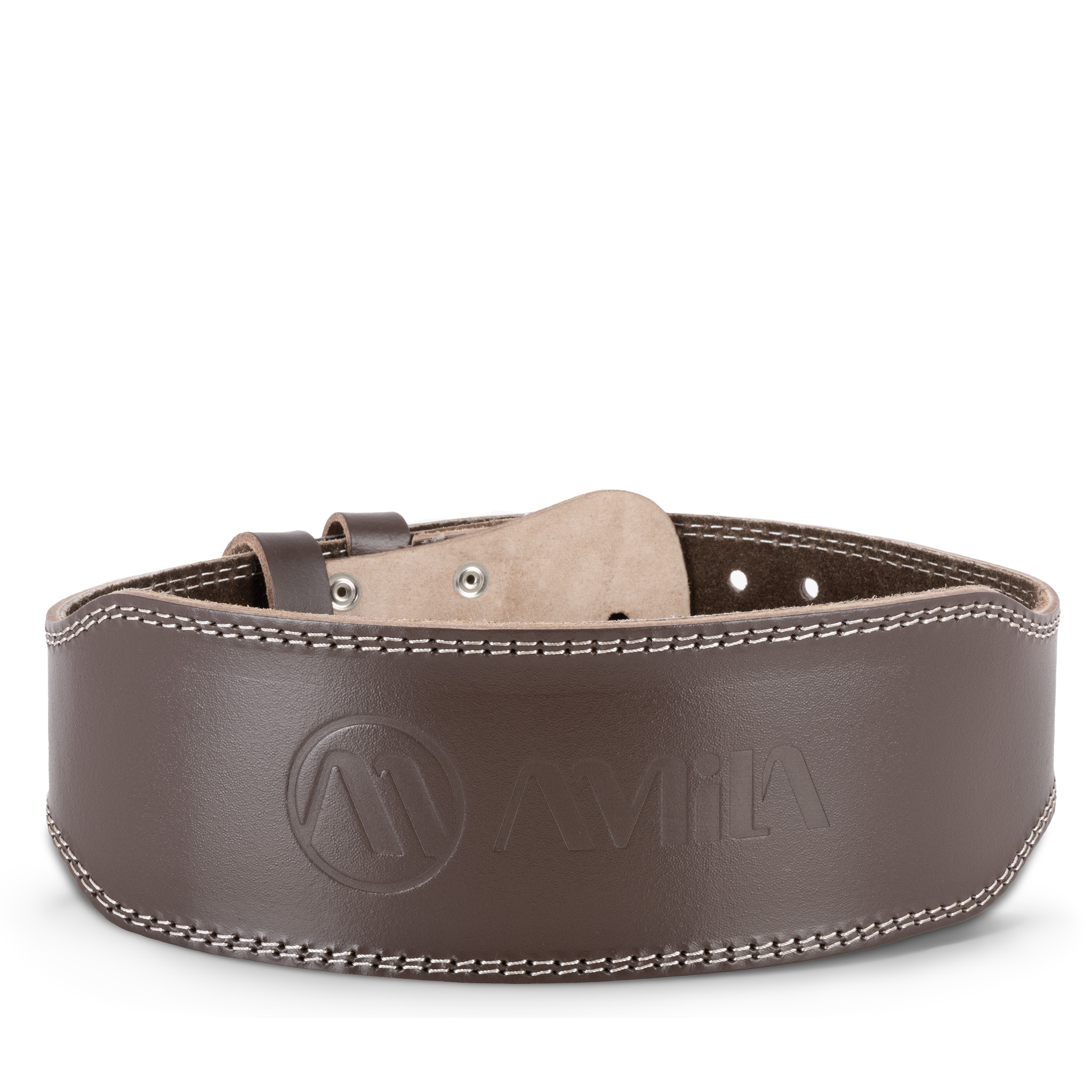 AMILA Ζώνη Άρσης Βαρών AMILA Δερμάτινη Καφέ A Quality M 94902 - Image 16