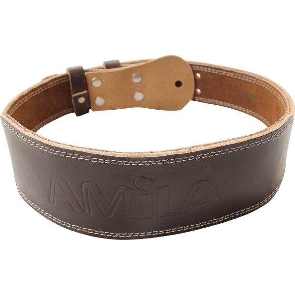 AMILA Ζώνη Άρσης Βαρών AMILA Δερμάτινη Καφέ B Quality L 94908 - Image 7