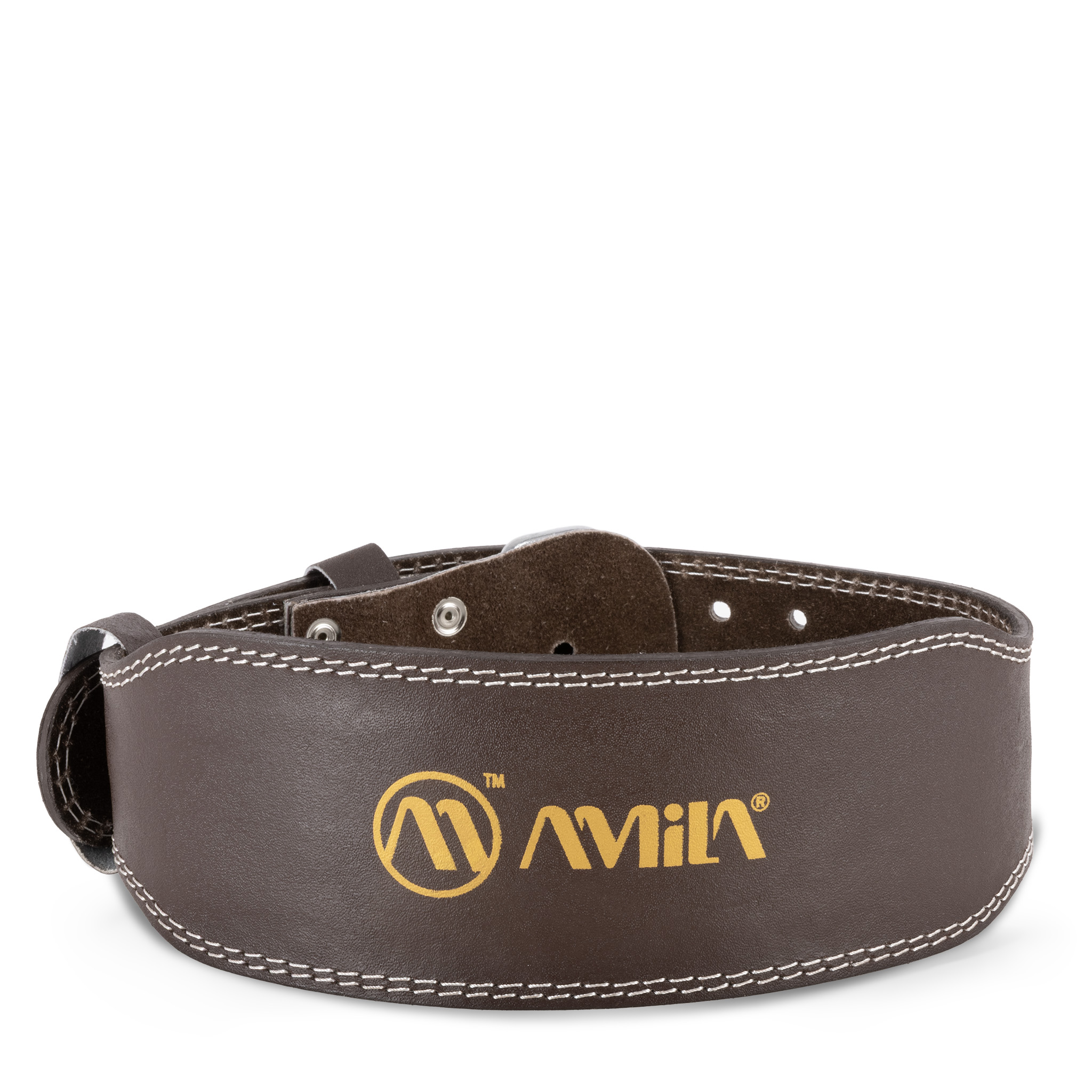 AMILA Ζώνη Άρσης Βαρών AMILA Δερμάτινη Καφέ C Quality M 94912 - Image 16