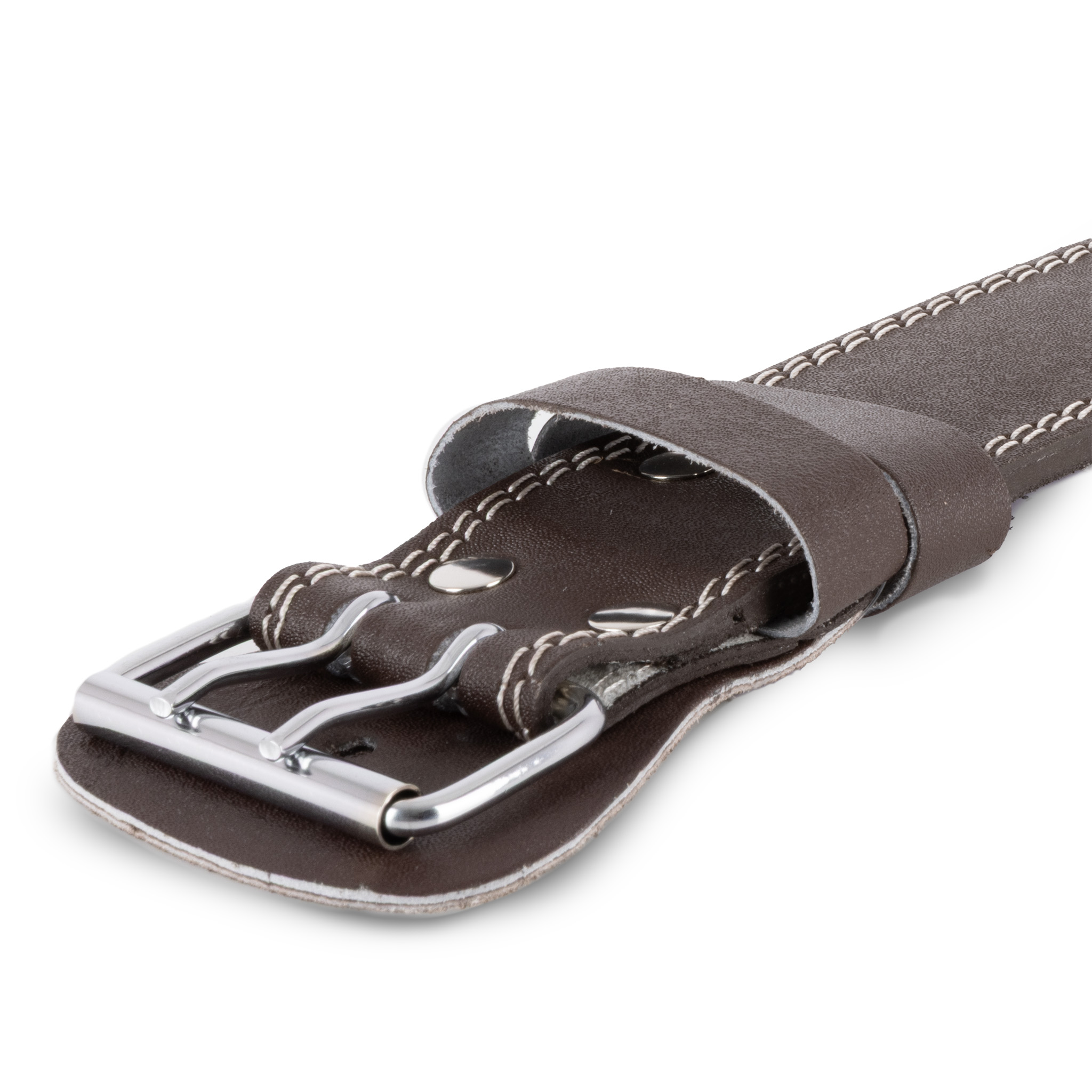 AMILA Ζώνη Άρσης Βαρών AMILA Δερμάτινη Καφέ C Quality M 94912 - Image 24