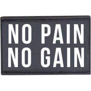 AMILA Patch "No pain no gain" 95343