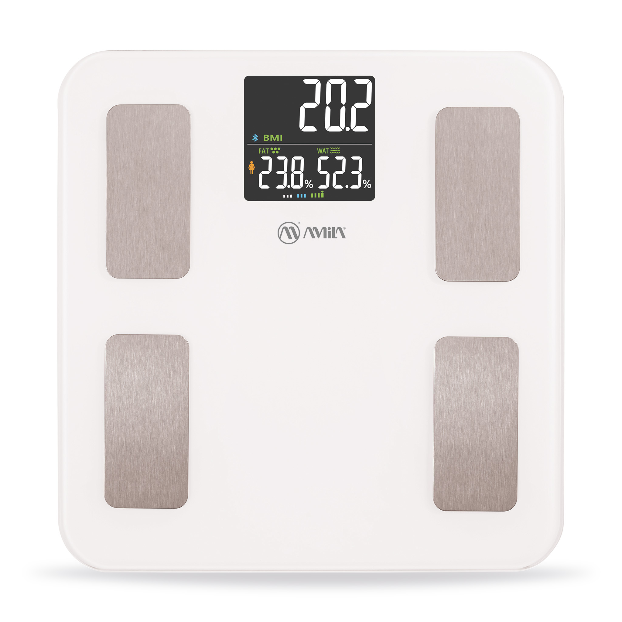 AMILA Ζυγαριά Smart Fit Body 5 - Λευκό 95361 - Image 5