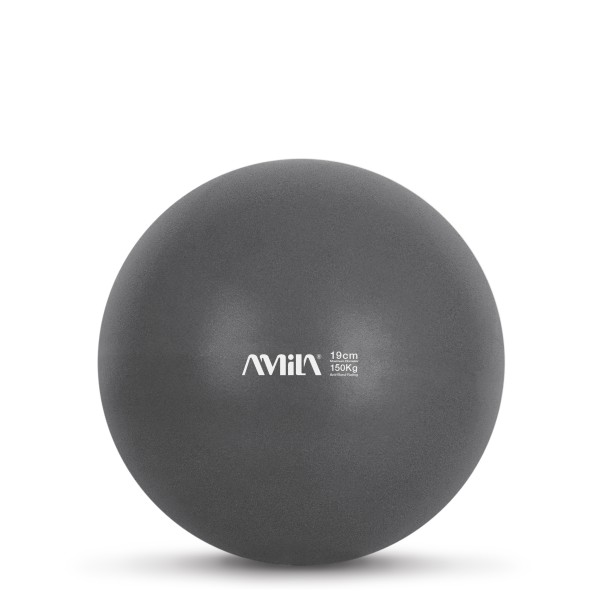 AMILA Μπάλα Pilates 19 cm - Μαύρη 95802