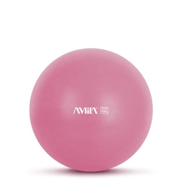 AMILA Μπάλα Pilates 19 cm - Ροζ 95803