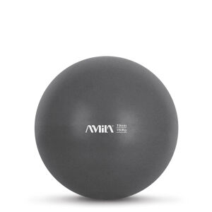 AMILA Μπάλα Pilates (Bulk) 19 cm - Μαύρη 95805