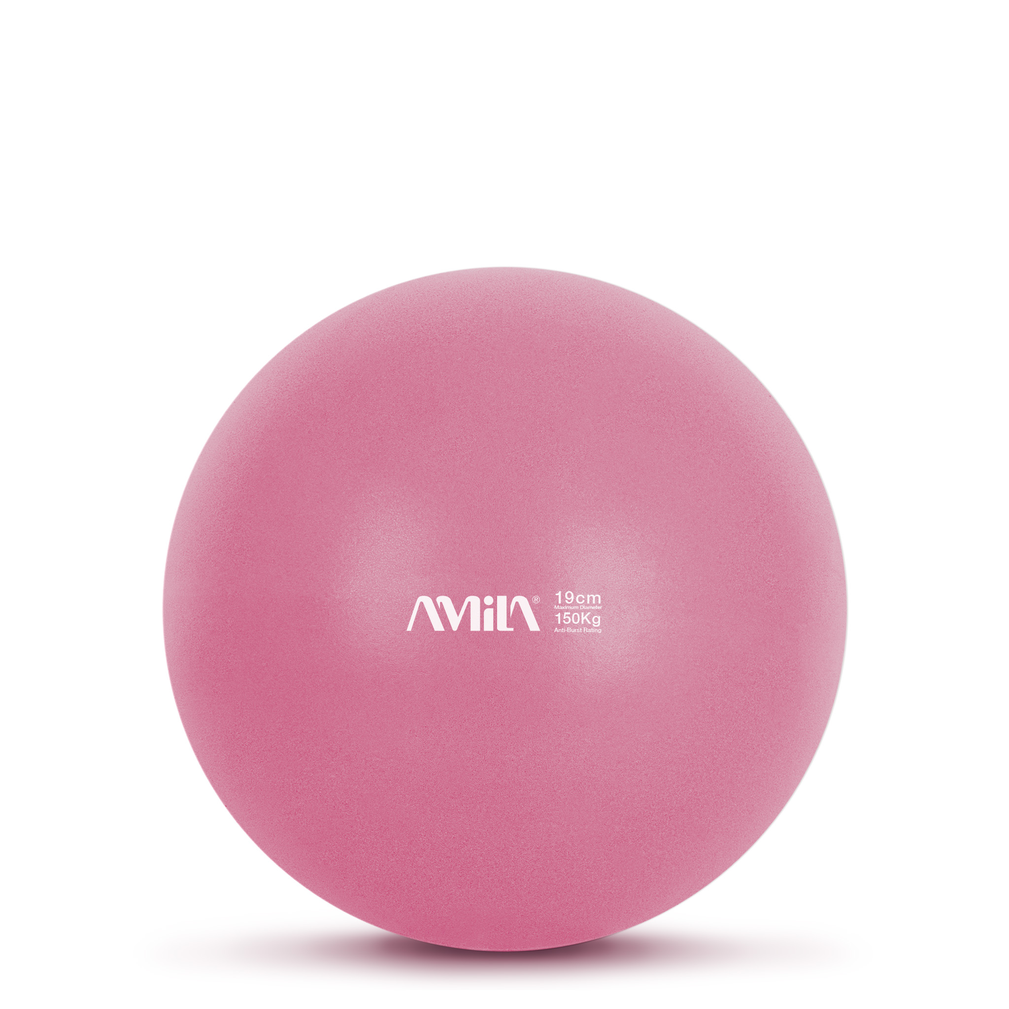 AMILA Μπάλα Pilates (Bulk) 19 cm - Ροζ 95806