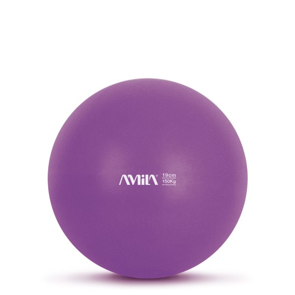 AMILA Μπάλα Pilates 19 cm - Μωβ 95807