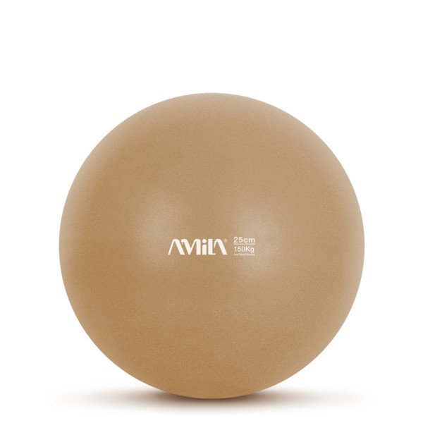 AMILA Μπάλα Pilates 25 cm - Χρυσή 95815